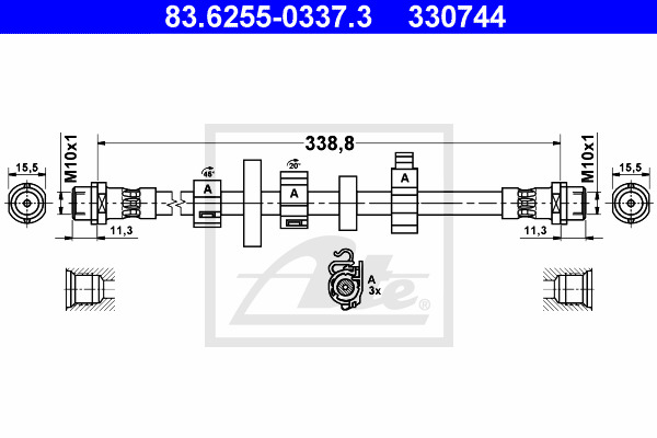 Przewody hamulcowe elastyczne