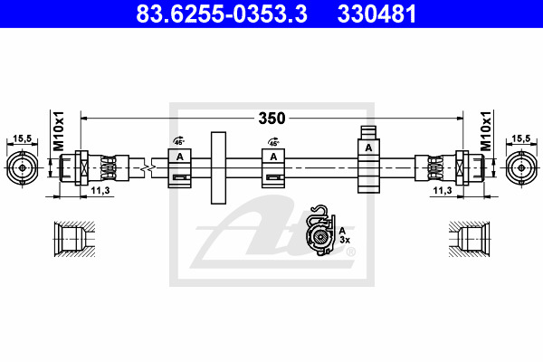 Przewody hamulcowe elastyczne