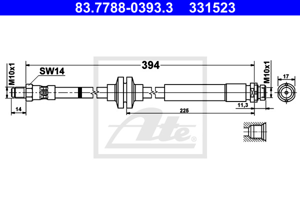 Przewody hamulcowe elastyczne