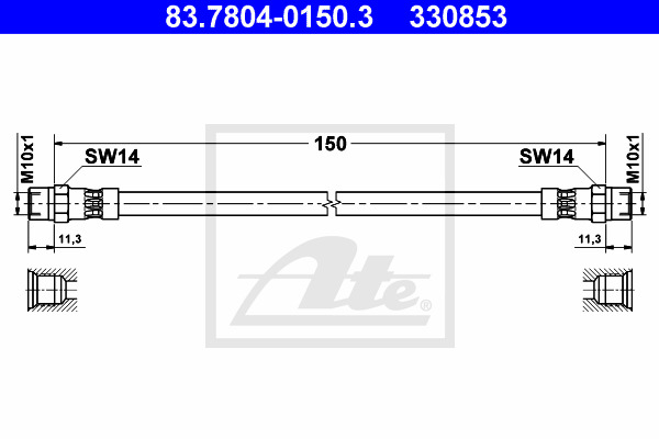 Przewody hamulcowe elastyczne
