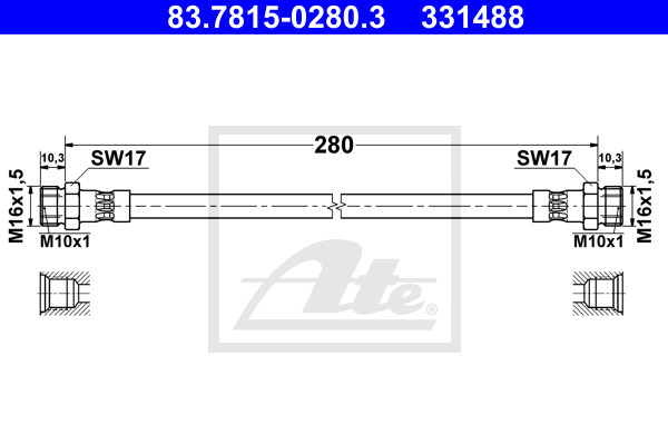 Przewody hamulcowe elastyczne