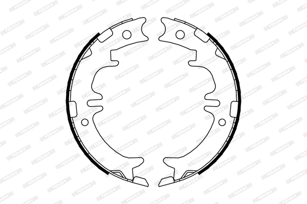 Szczęki, hamulec ręczny