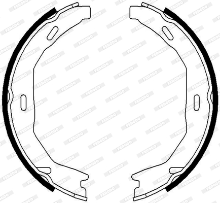 Szczęki, hamulec ręczny