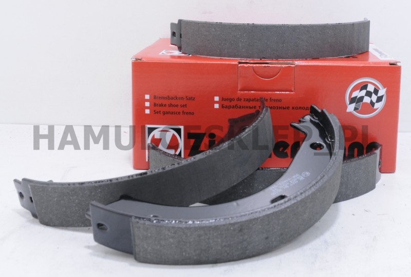 Szczęki, hamulec ręczny