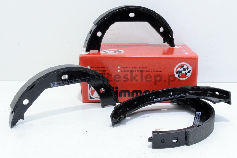 Szczęki, hamulec ręczny