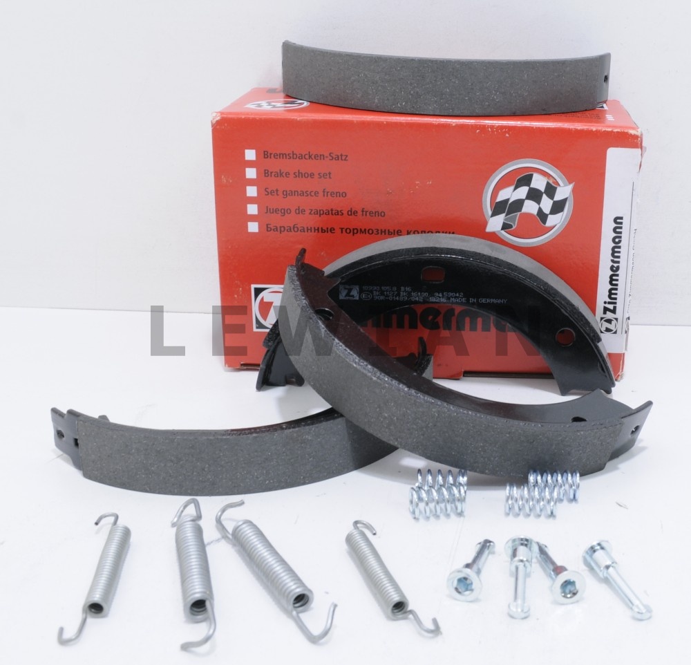 Szczęki, hamulec ręczny