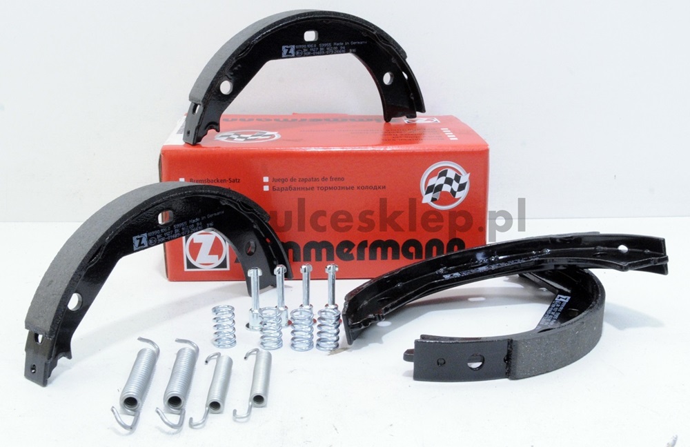 Szczęki, hamulec ręczny