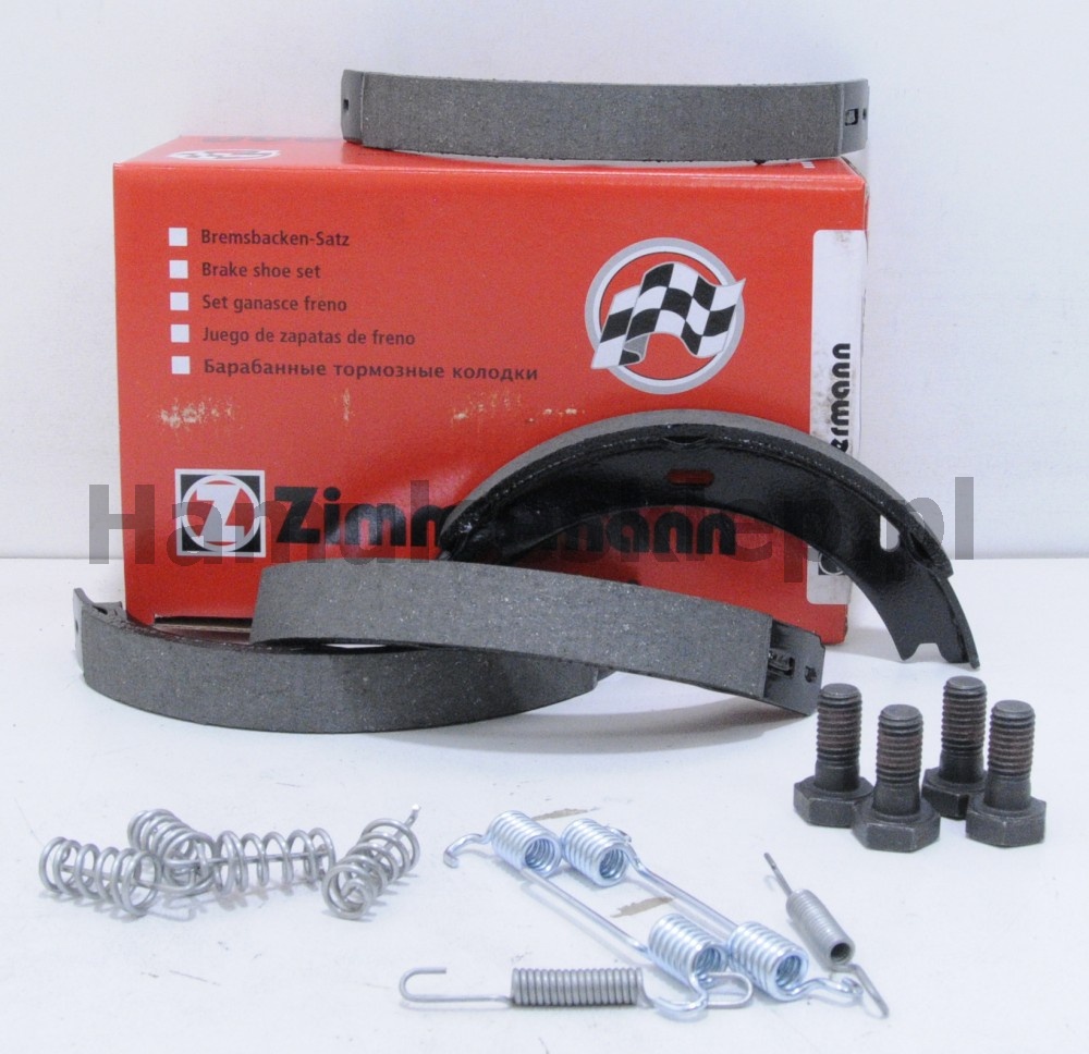 Szczęki, hamulec ręczny