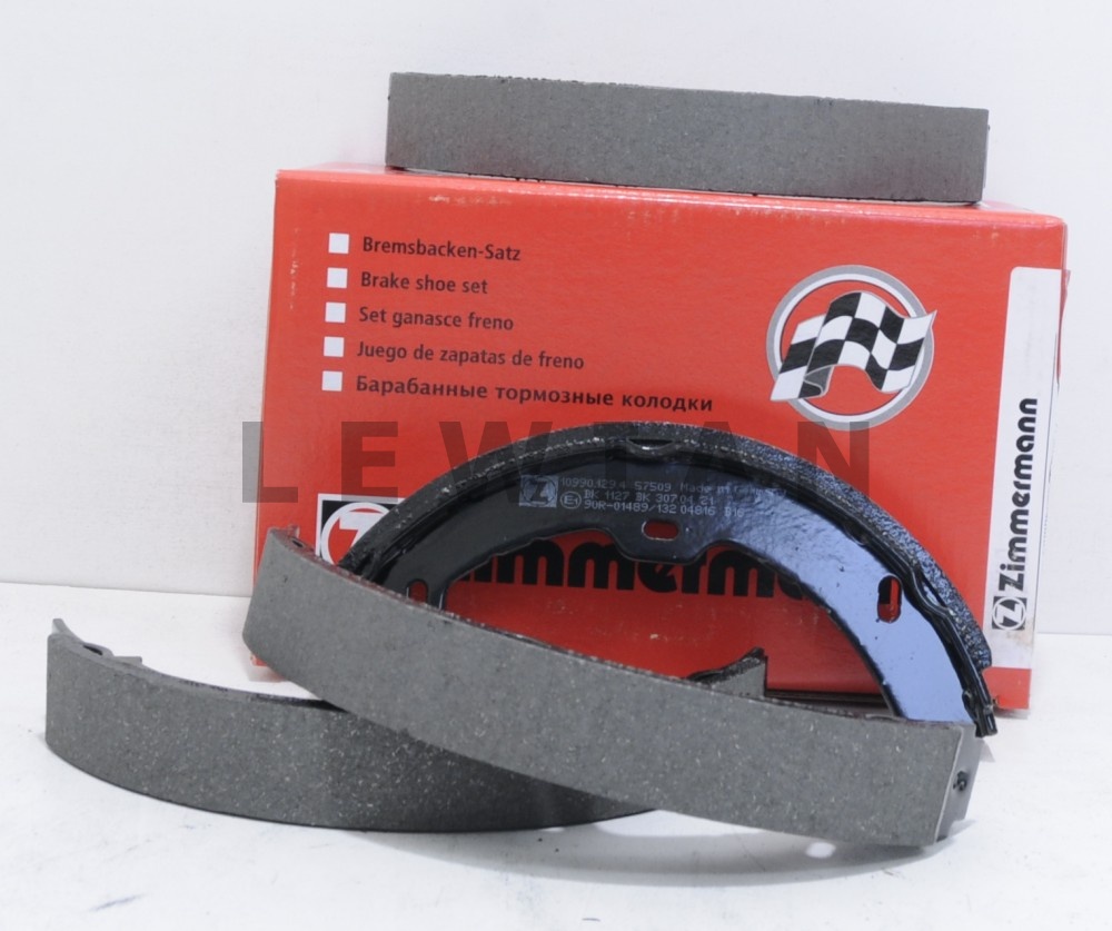 Szczęki, hamulec ręczny