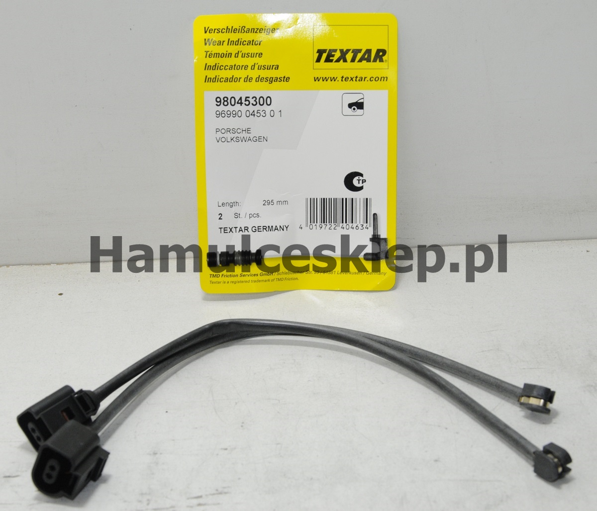 Czujnik zużycia klocka